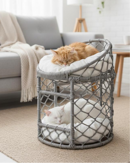 Rahman – Handgemachtes Katzenbett für Katzen & kleine Hunde – Premium Haustierbett