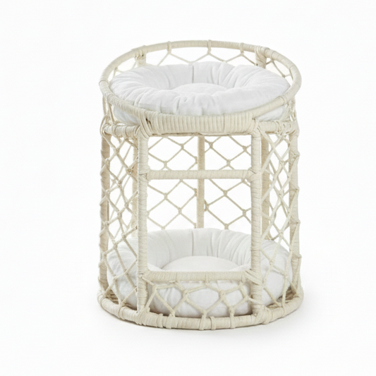 Rahman – Double-Level Pet Bed for Cats & Small Dogs