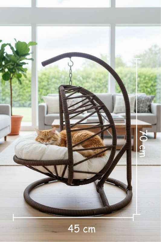 La Tahzen -Handgemachtes Katzenbett für Katzen & kleine Hunde – Premium Haustierbett