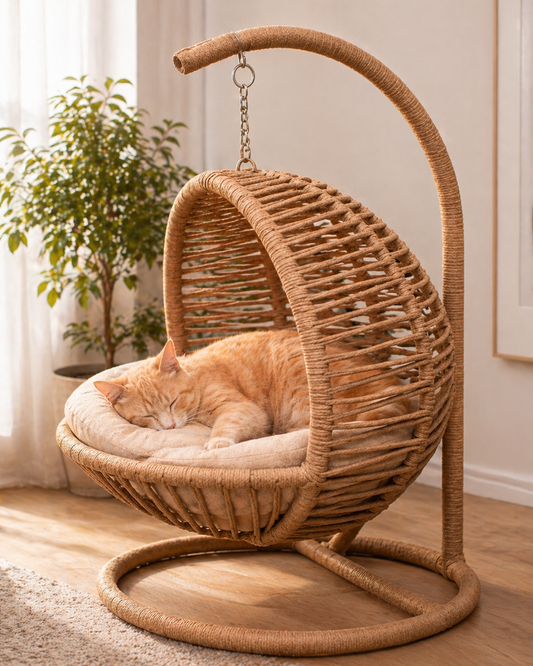 La Tahzen - Handgemachtes Katzenbett für Katzen & kleine Hunde – Premium Haustierbett