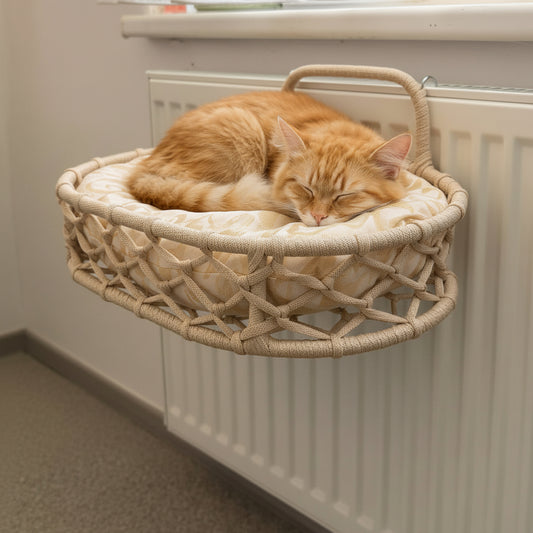 Celil – Lettino per termosifone e bordo del letto per gatti e cani di piccola taglia