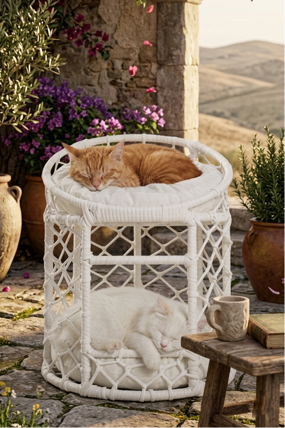 Rahman - Handmade Cat Bed for Cats & Small Dogs - Premium Pet Bed