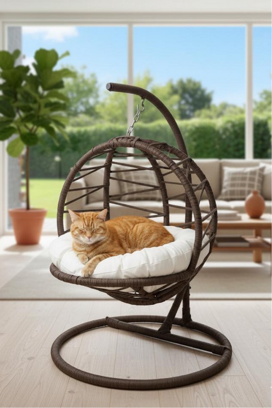 La Tahzen -Handgemachtes Katzenbett für Katzen & kleine Hunde – Premium Haustierbett
