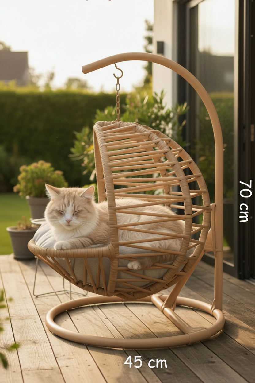 La Tahzen - Handmade Cat Bed for Cats & Small Dogs - Premium Pet Bed