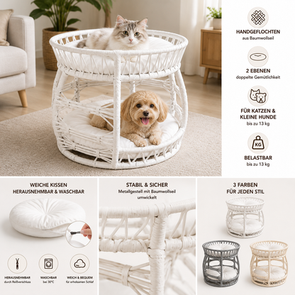 Melik – Handmade Cat Bed for Cats & Small Dogs – Premium Pet Bed