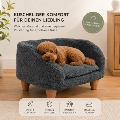 Cat Bed & Dog Bed – Soft Pet Sofa "Aziz" with Free Shipping