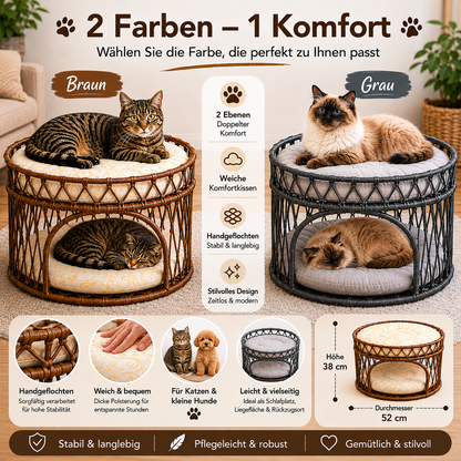 Hakem – Handmade Cat Bed for Cats & Small Dogs – Premium Pet Bed