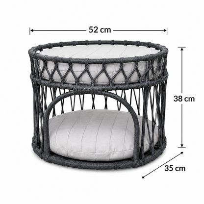 Hakem – Handmade Cat Bed for Cats & Small Dogs – Premium Pet Bed