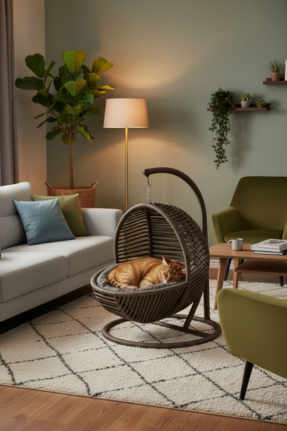 La Tahzen - Handmade Cat Bed for Cats & Small Dogs - Premium Pet Bed