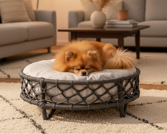 Fettah - Handgemachtes Katzenbett für Katzen & kleine Hunde – Premium Haustierbett