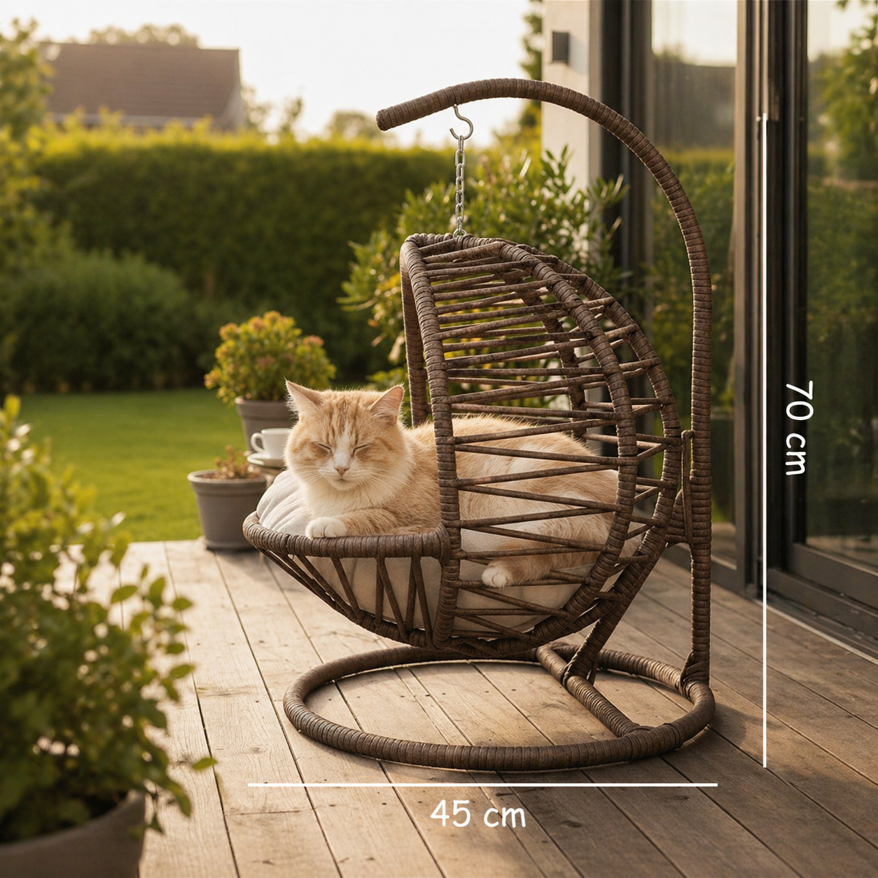 La Tahzen - Handmade Cat Bed for Cats & Small Dogs - Premium Pet Bed
