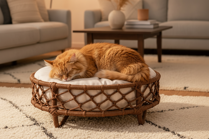 Fettah - Handmade Cat Bed for Cats & Small Dogs – Premium Pet Bed