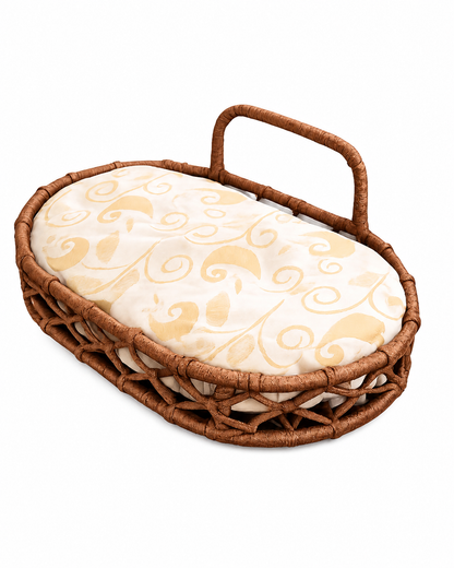 Celil Radiator Cat Bed - Hand-Woven Hanging Lounger for Cats/Small Dogs with Soft Cushion, 52×35×20 cm