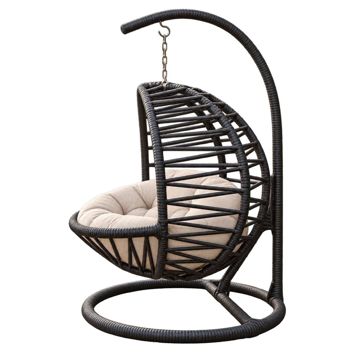 La Tahzen XL – Lit suspendu fait main pour chats et petits chiens Ø 55 × H 75 cm