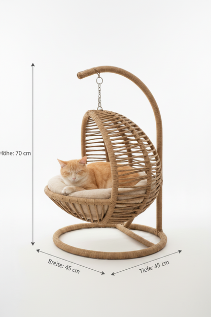 La Tahzen - Handgemachtes Katzenbett für Katzen & kleine Hunde – Premium Haustierbett