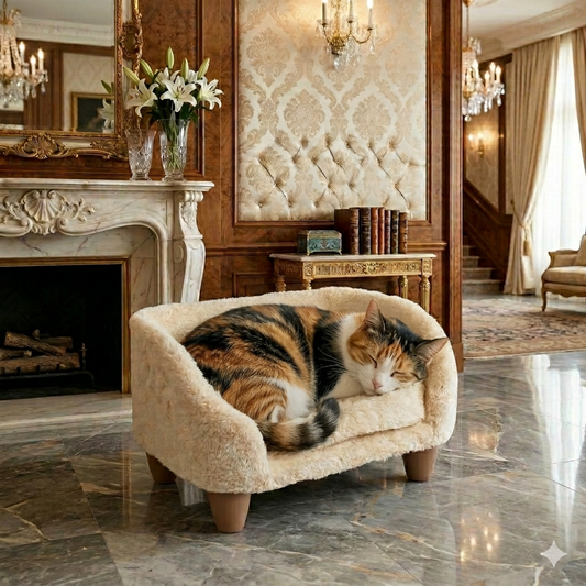 Katzenbett & Hundebett – Weiches Haustiersofa „Aziz“ mit kostenlosem Versand