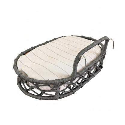 Celil Radiator Cat Bed - Hand-Woven Hanging Lounger for Cats/Small Dogs with Soft Cushion, 52×35×20 cm