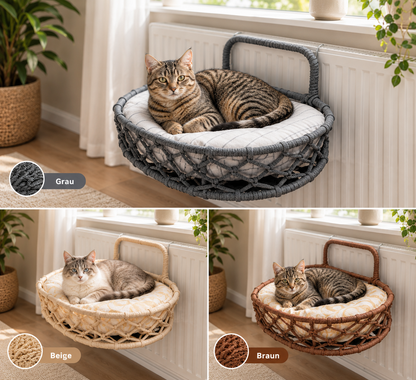 Celil – Heizkörper- und Bettkantenliege für Katzen & kleine Hunde