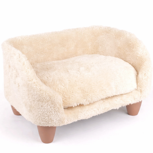 Aziz Katzen- und Hundesofa, gemütlicher Schlafplatz Beige