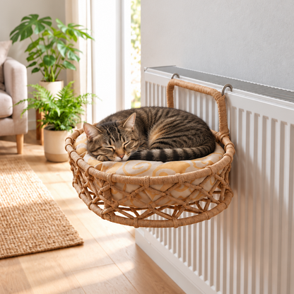 Celil – Heizkörper- und Bettkantenliege für Katzen & kleine Hunde
