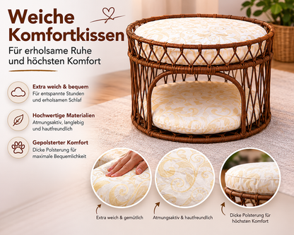 Hakem – Handmade Cat Bed for Cats & Small Dogs – Premium Pet Bed
