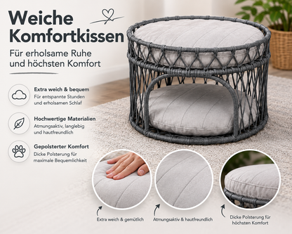 Hakem – Handmade Cat Bed for Cats & Small Dogs – Premium Pet Bed