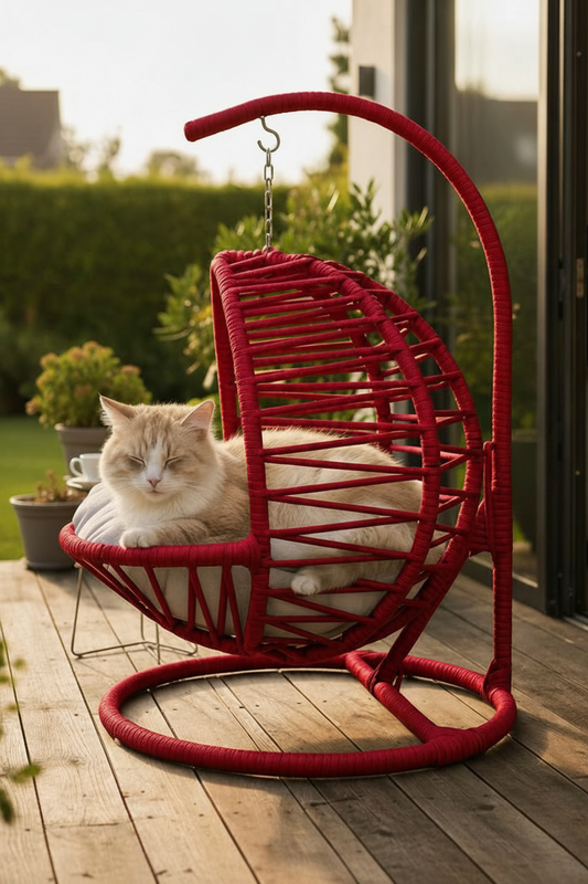 La Tahzen -Handgemachtes Katzenbett für Katzen & kleine Hunde – Premium Haustierbett
