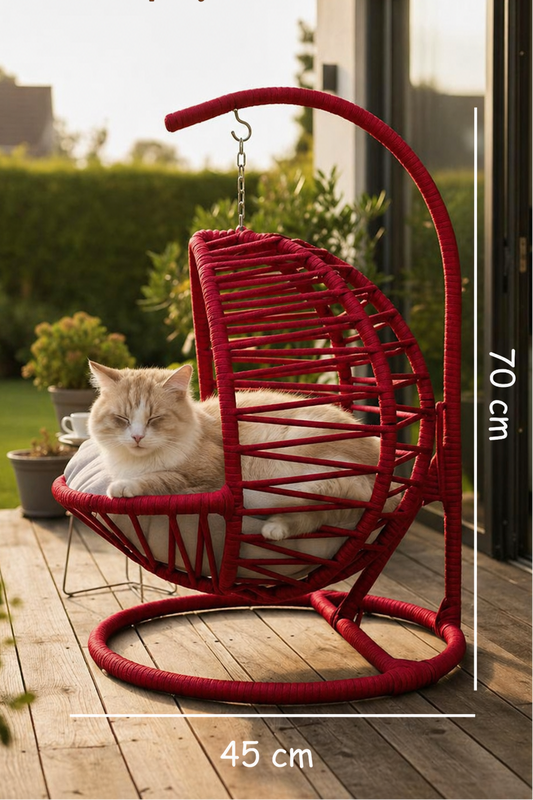 La Tahzen -Handgemachtes Katzenbett für Katzen & kleine Hunde – Premium Haustierbett